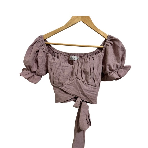 Petal + Pup lavender odise wrap off shoulder size 2 - Picture 1 of 4